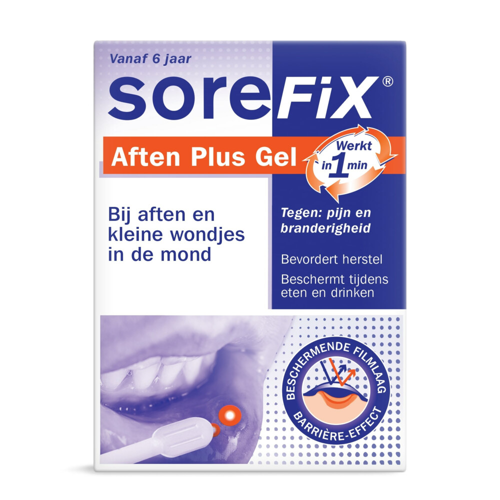 12x Sorefix Aften Plus Gel 7 ml