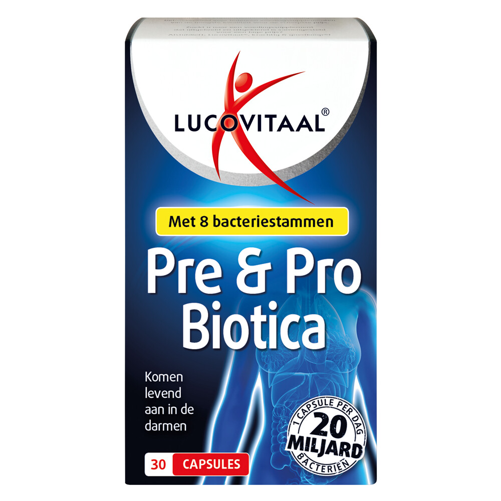 Lucovitaal Pre&Probiotica 30 capsules