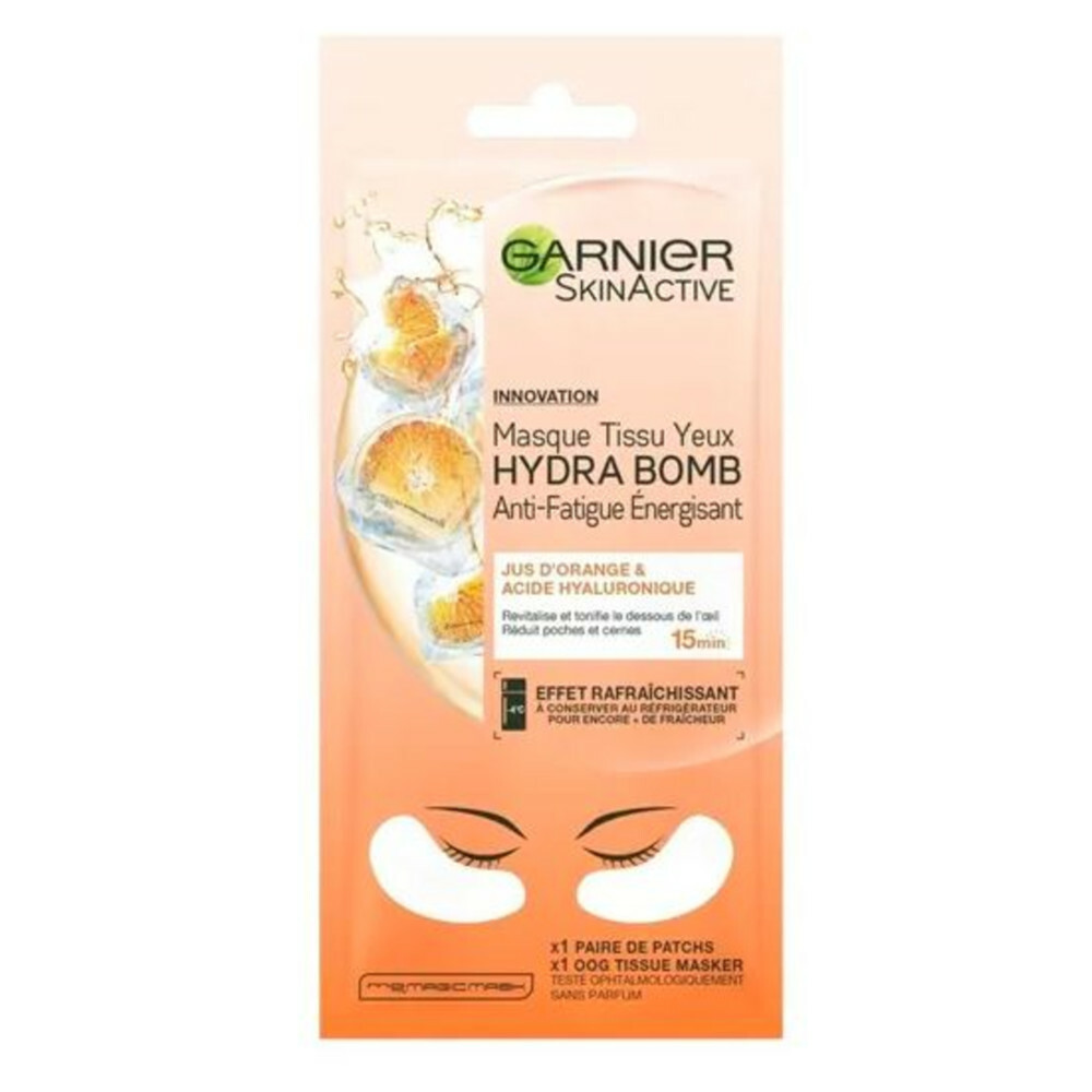 5x Garnier SkinActive Tissue Masker Hydra Bomb Orange Oogmasker