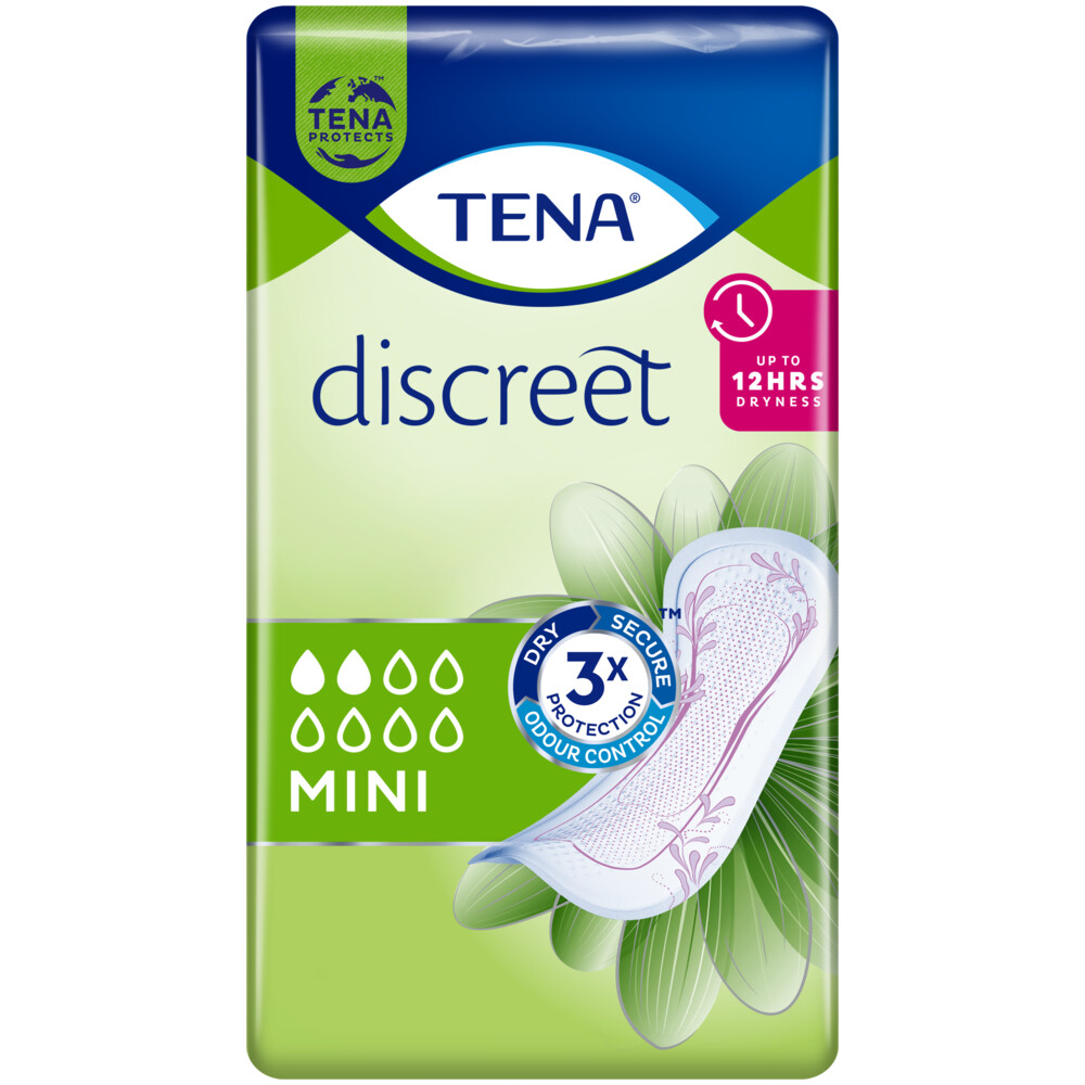 6x TENA Discreet Mini 30 stuks