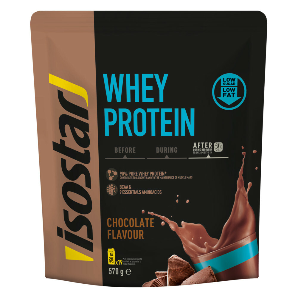6x Isostar Whey Protein Chocolade 570 gr