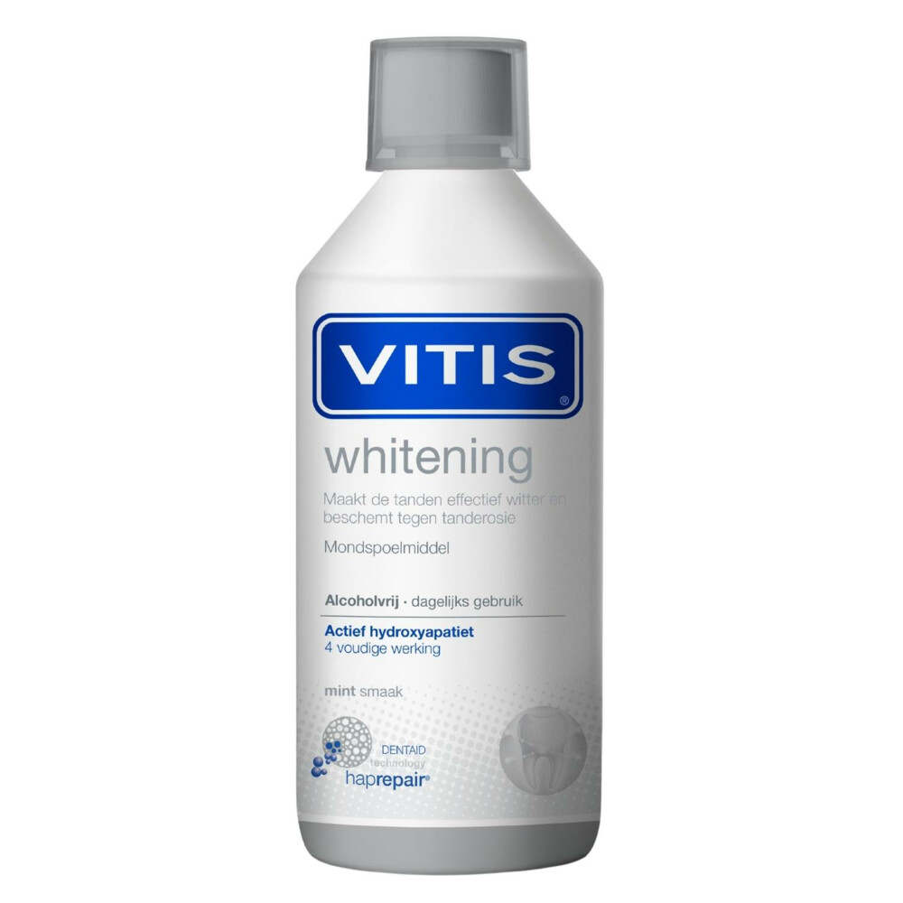 Crack pot Aandringen Af en toe Vitis Whitening Mondwater 500 ml | Plein.nl