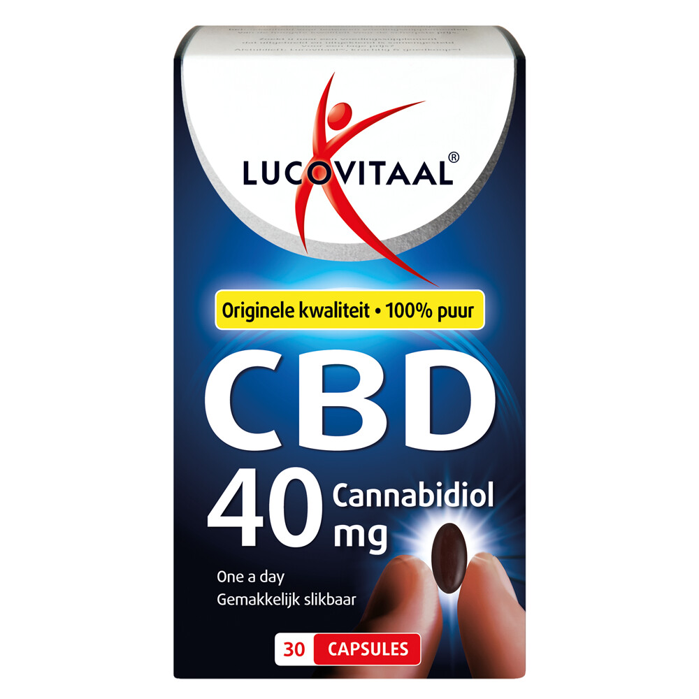 2+2 gratis: Lucovitaal CBD 40 mg capsules 30 capsules