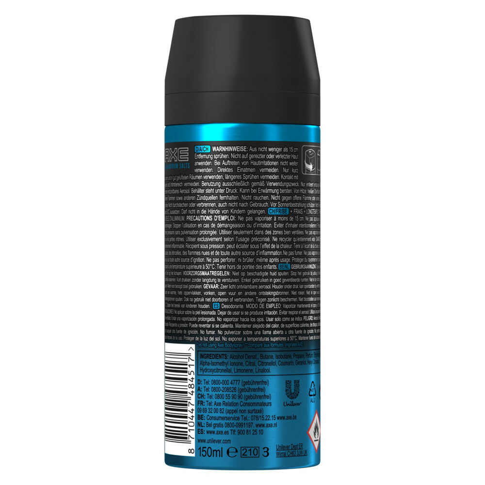 Axe Deodorant Spray Resfreshed 150 ml Plein.nl