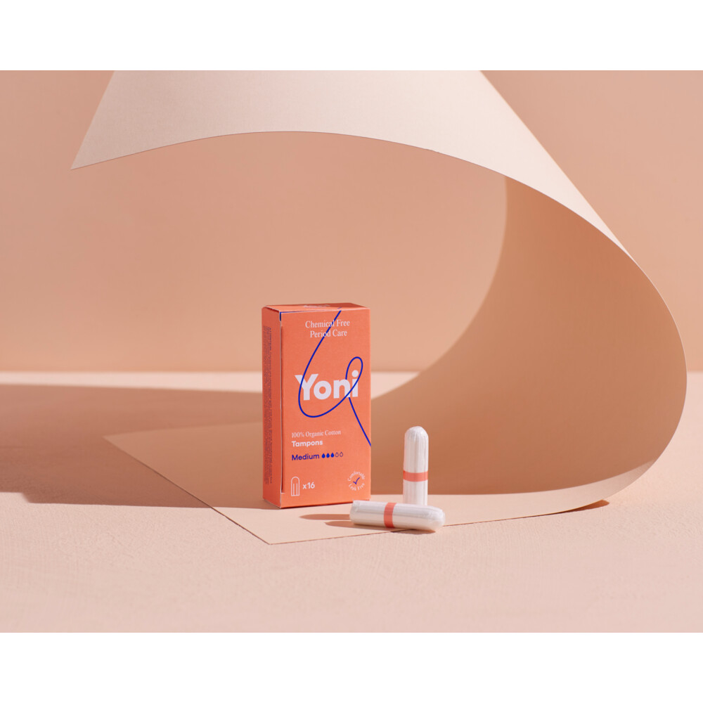 Yoni Biologisch Katoenen Tampons Medium 16 stuks, foto 3