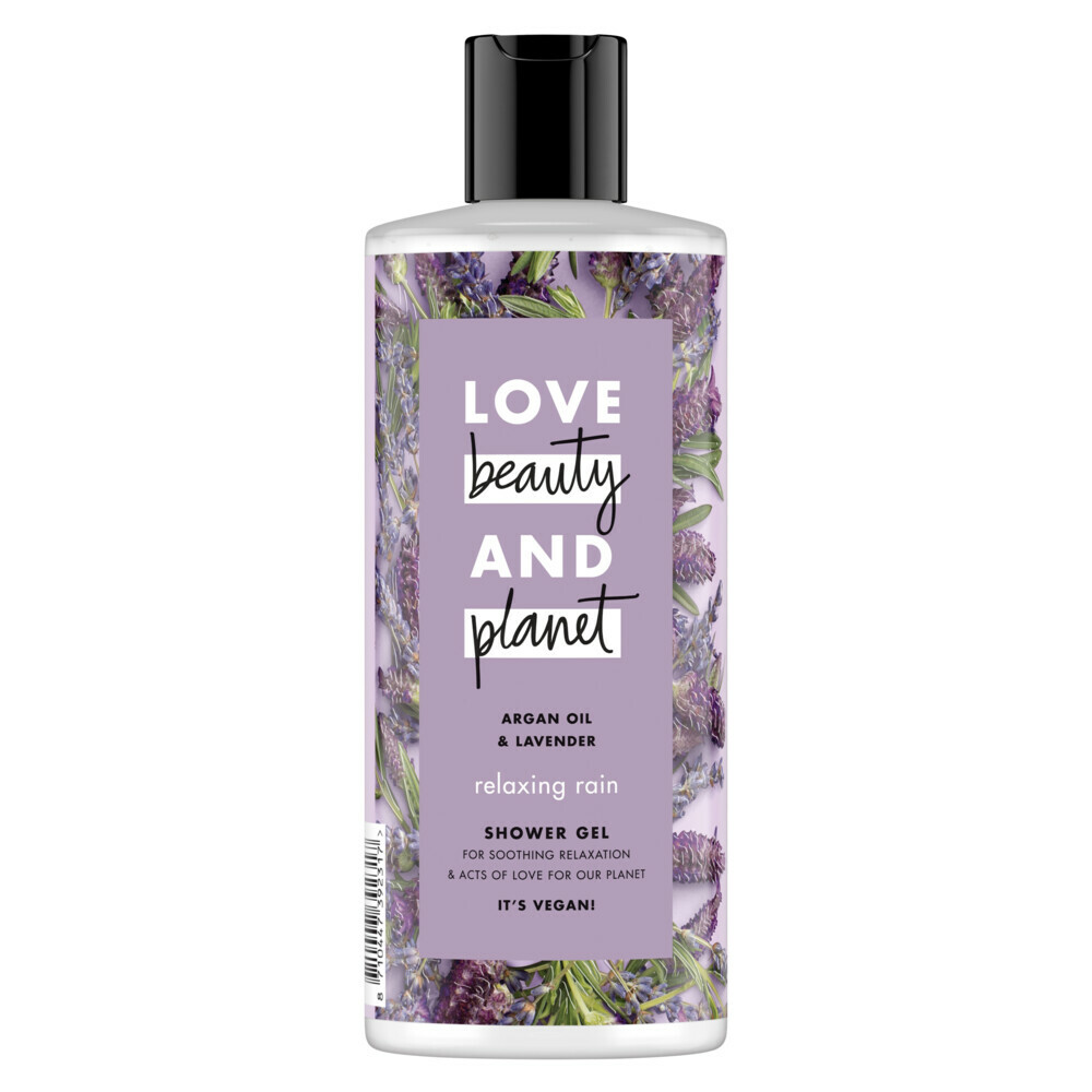 Love Beauty and Planet Showergel Argan Oil & Lavender 500 ml | Plein.nl