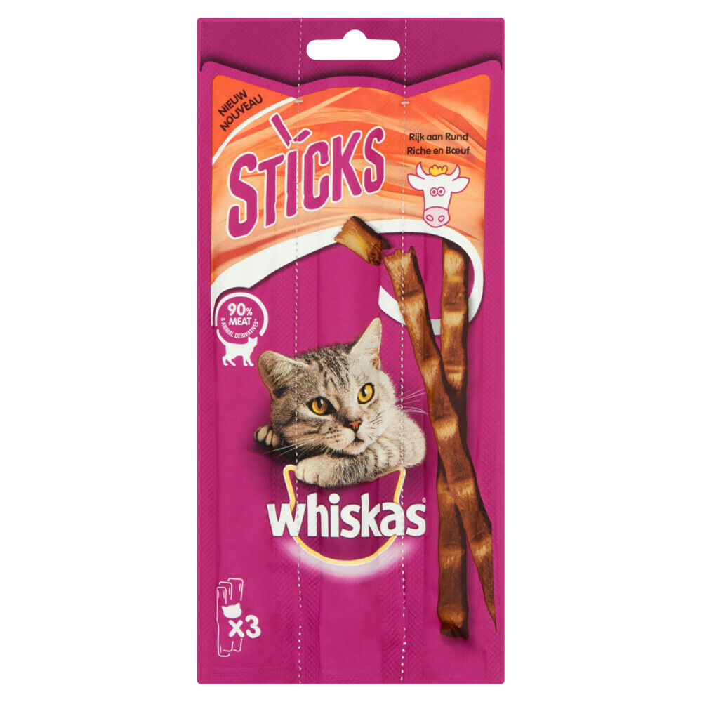 Whiskas Snack Sticks Rund 18 gr