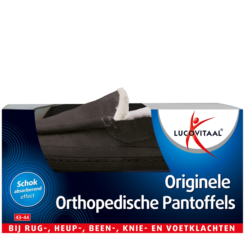 3x Lucovitaal Orthopedische Pantoffel Maat 43-44 1 paar