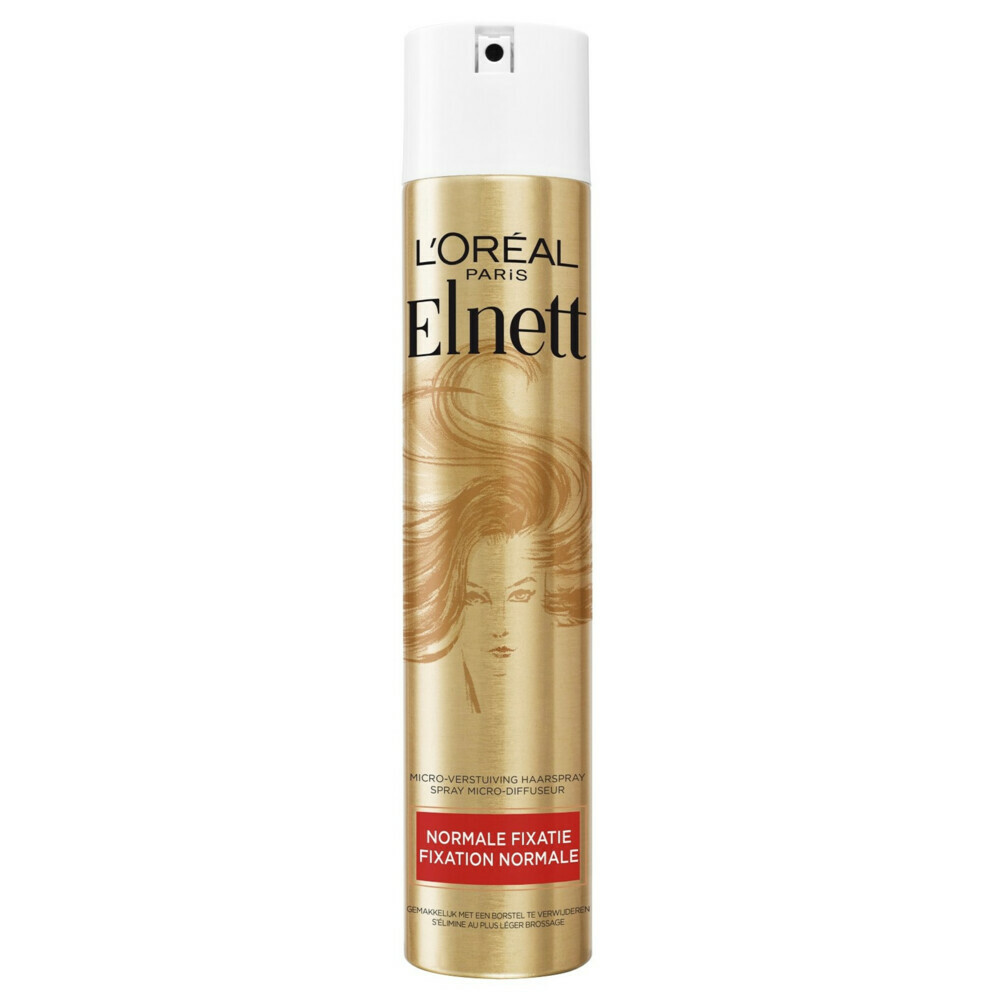 6x L'Oréal Elnett Satin Normale Fixatie Haarspray 200 ml