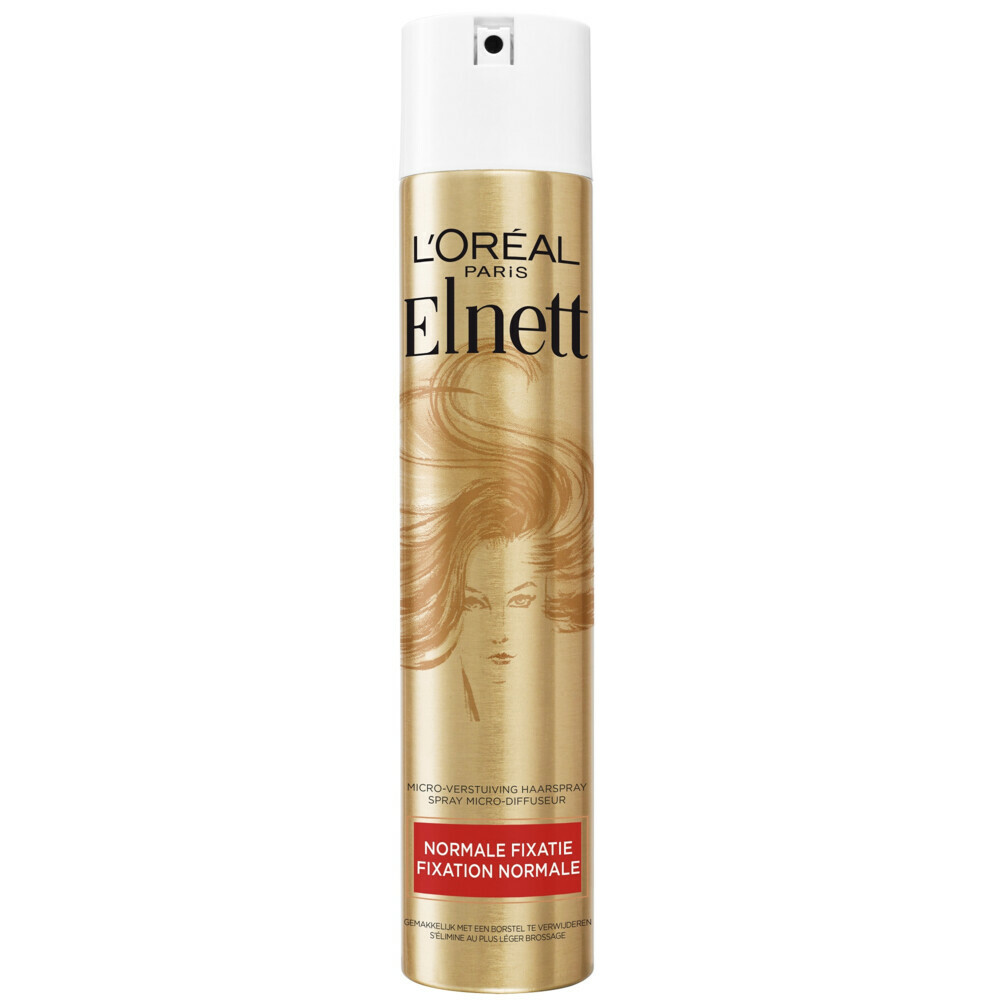3x L'Oréal Elnett Satin Normale Fixatie Haarspray 300 ml