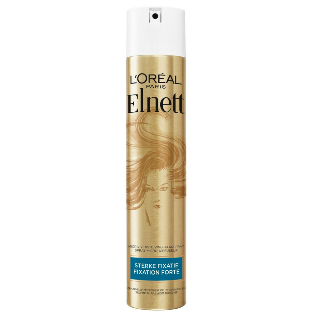 3x L'Oréal Elnett Satin Sterke Fixatie Haarspray 300 ml