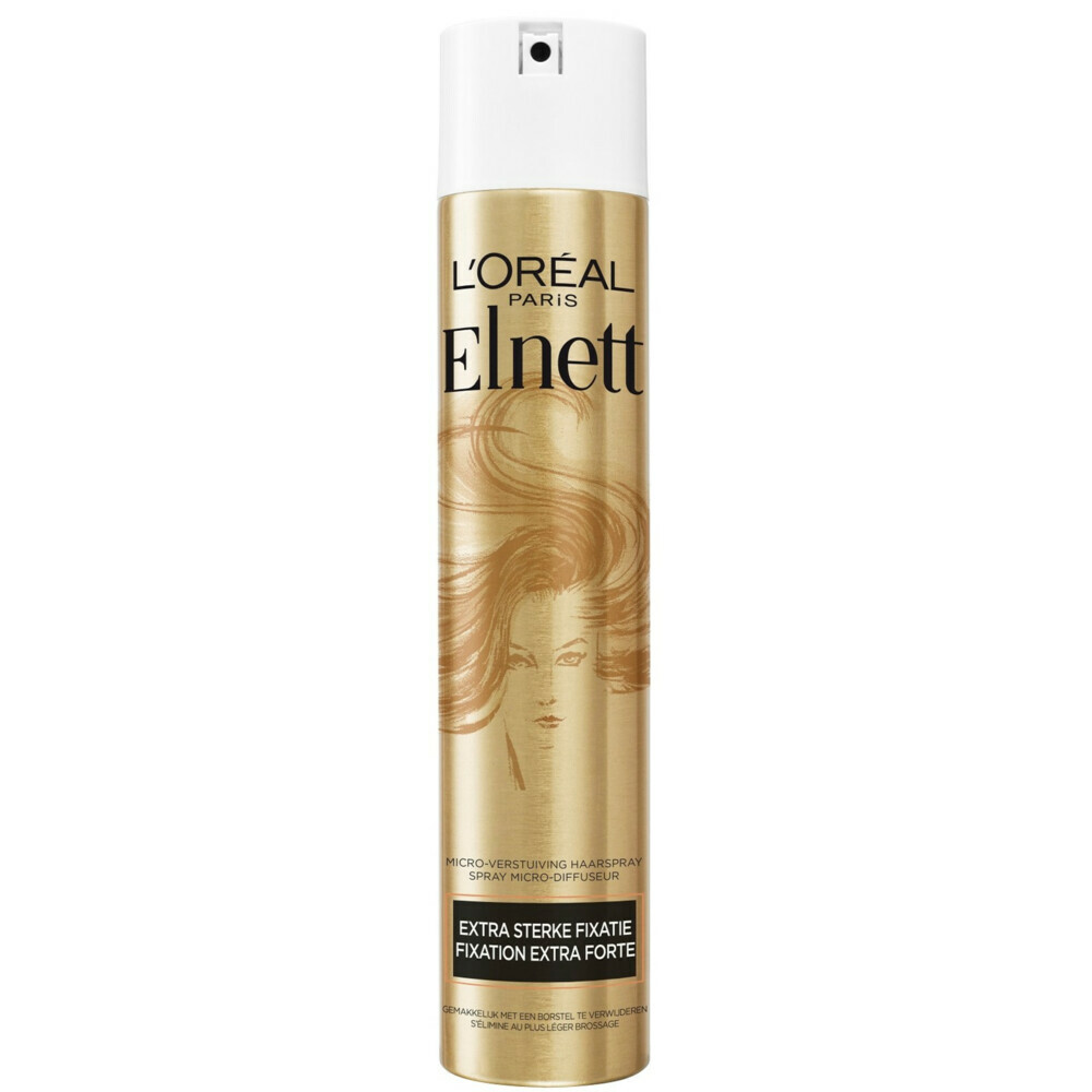 3x L'Oréal Elnett Satin Extra Sterke Fixatie Haarspray 300 ml