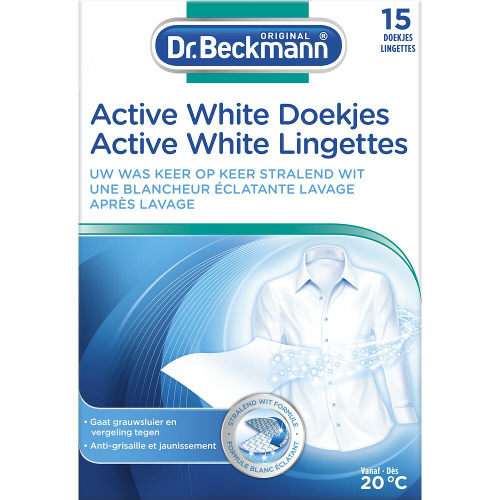 Beckmann Doekjes active white 15st