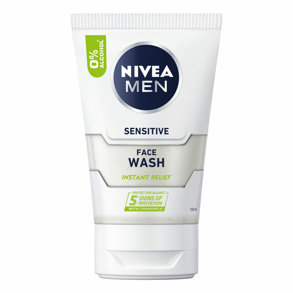 3x Nivea Men Sensitive Face Wash 100 ml