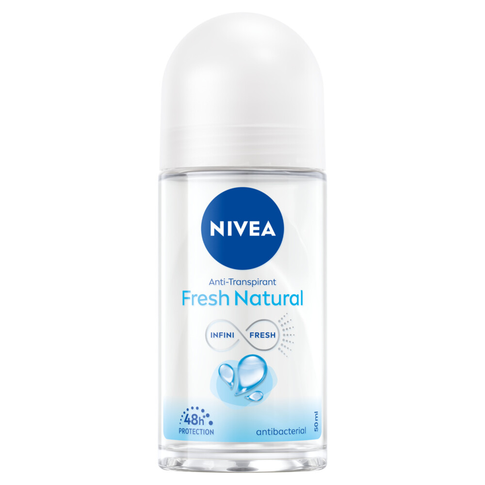 3x Nivea Deodorant Roller Fresh Natural 50 ml