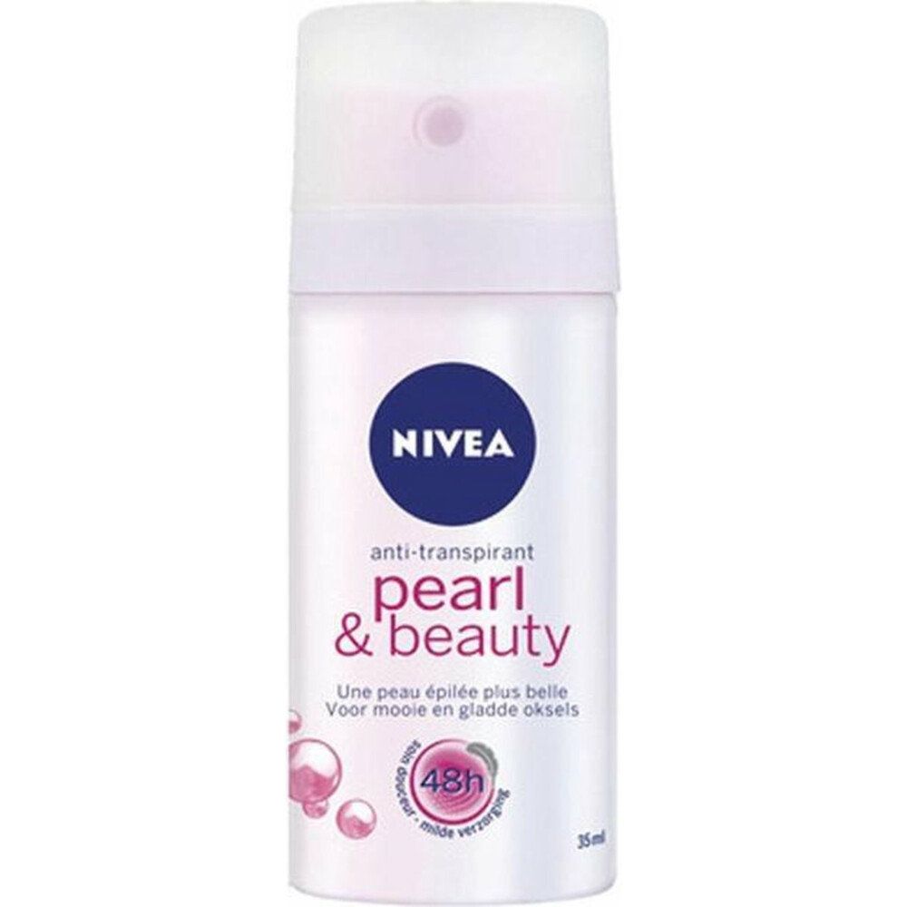 3x Nivea Deodorant Spray Pearl en Beauty 35 ml