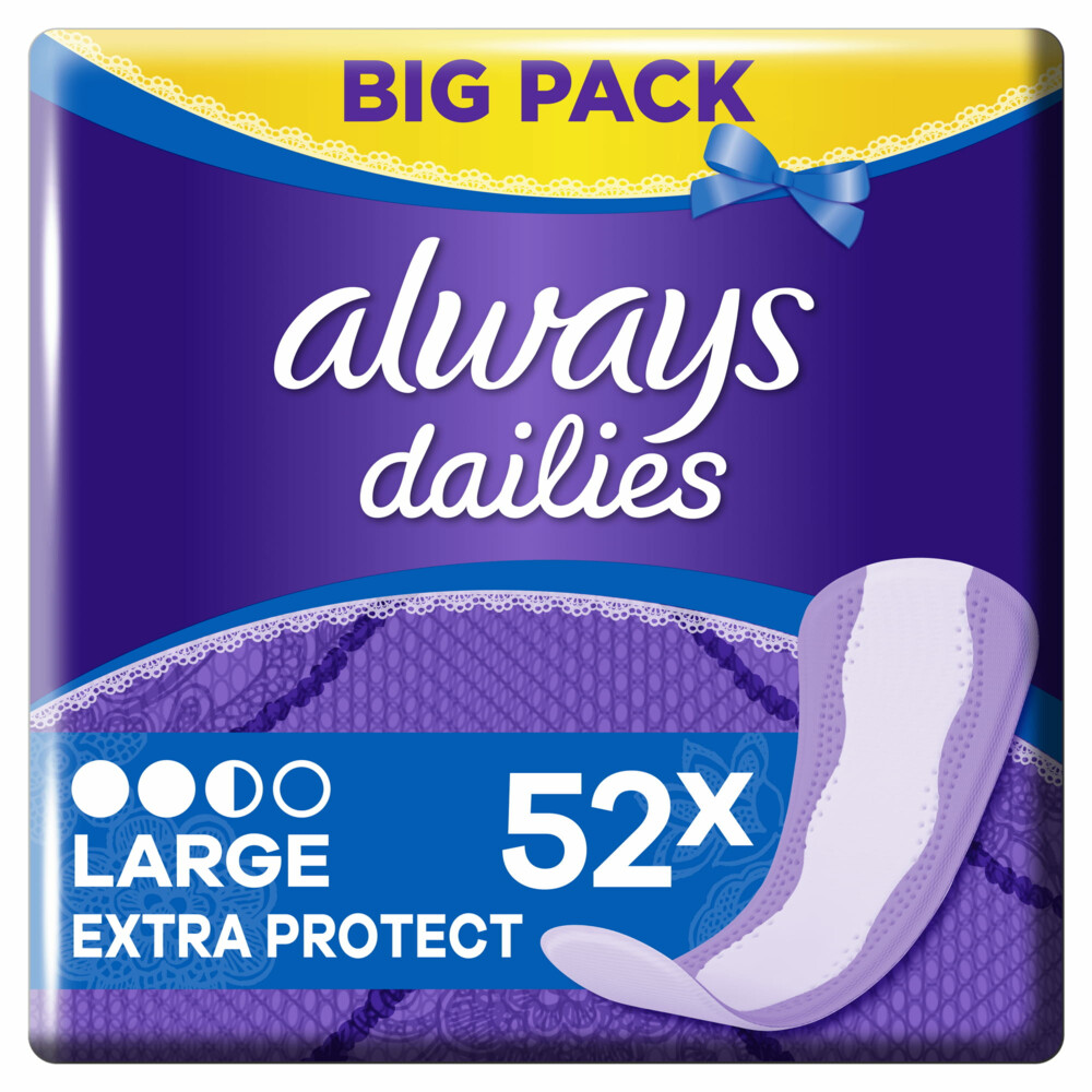 Always Dailies Profresh Large Inlegkruisjes x52