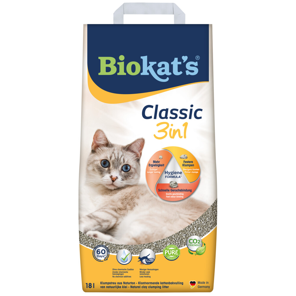 Biokat's Classic 3 In 1 Kattenbakvulling 18 l