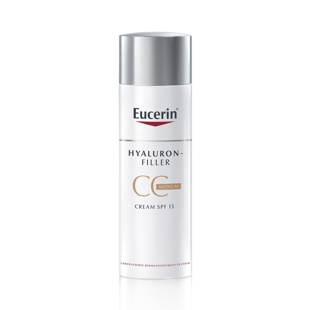 Eucerin Hyaluron Filler CC Cream SPF15 Medium 50 ml Plein.nl