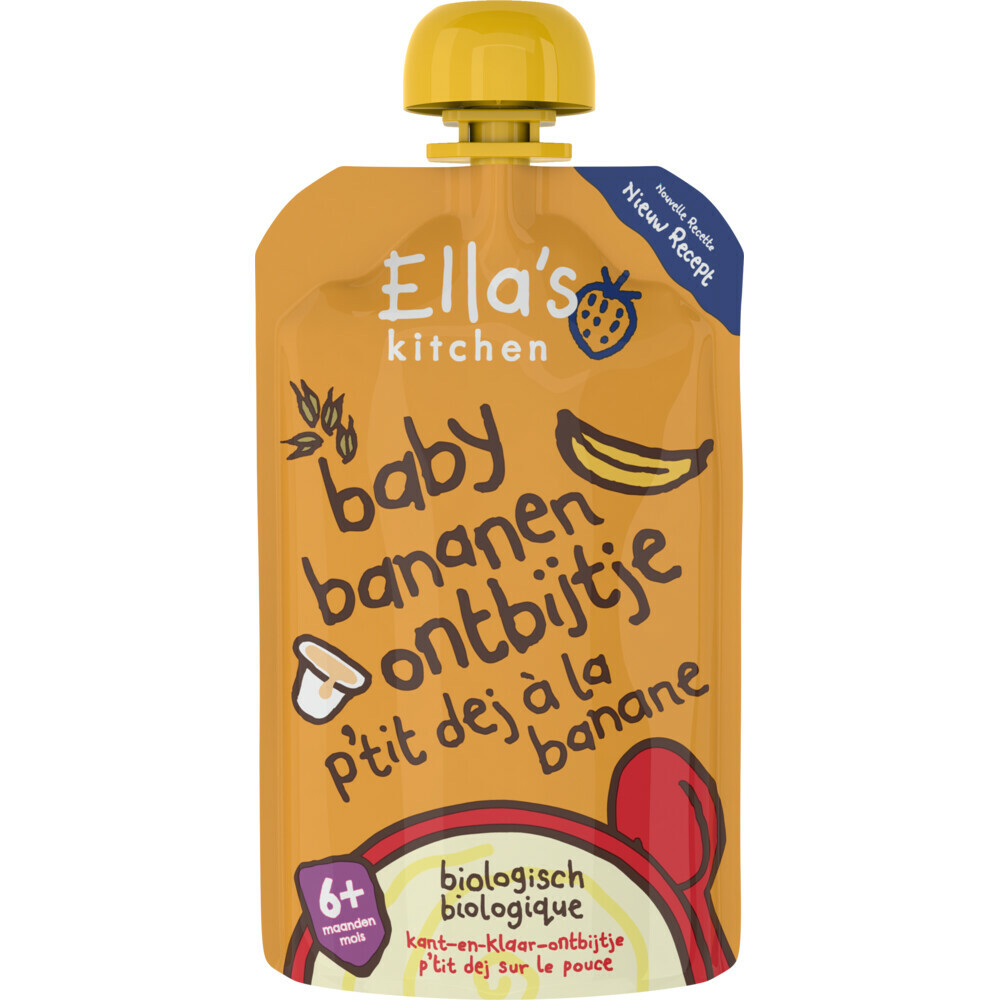 Ella's Kitchen Baby ontbijtje banaan 6+ maanden 100g