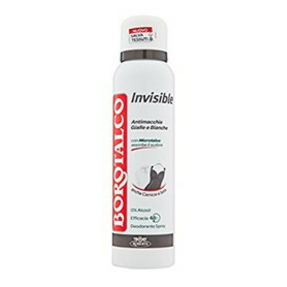 Deodorant spray invisible