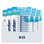 12x Jordan Dental Sticks Clean Between Regular - 36.05 euro
