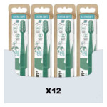 12x Jordan Green Clean Tandenborstel Kids 5-10 Extra Soft - 25.47 euro