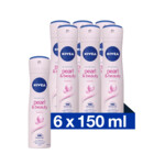 6x Nivea Deodorant Spray Pearl & Beauty