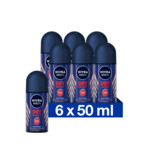 6x Nivea Men Deodorant Roller Dry Impact