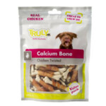 Truly Hondensnack Calcium Bone Chicken Twisted  90 gram