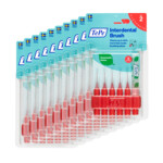 10x TePe Interdentale Ragers Original 0,5 mm Rood - 34.14 euro