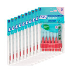 10x TePe Ragers Extra Zacht 0,5 mm Lichtrood - 40.39 euro
