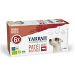 4x Yarrah Bio Hondenvoer Multipack Paté Graanvrij Rund - Kip