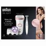 Braun Silk-épil 9 9-980 Epilator Wit / Roségoud - 146.99 euro