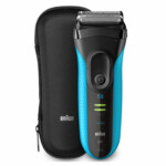 2x Braun Elektrisch Scheerapparaat S3 ProSkin 3045s  Zwart/Blauw - 197.99 euro