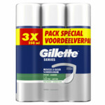 Gillette Bundle Pack Shave Foam Preps Trio-pak