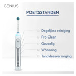 3x Oral-B Elektrische Tandenborstel Sensitive Genius 8000n Silver (Eb60)   Prh - 259.2 euro