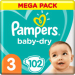 Pampers Luiers Baby Dry Maat 3 (6-10 kg)