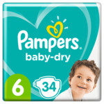 Pampers Baby Dry Luiers Maat 6 (13-18 kg) - 6.99 euro