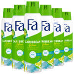 6x Fa Deodorant Spray Caribbean Lemon  150 ml