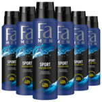6x Fa Men Deodorant Spray Sport  150 ml