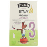 Biobim Bio Zuigelingenvoeding 10+ mnd Ekobaby 3 - 14.35 euro