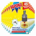 12x Vapona Anti-Mug Muggenstekker Navulling 45 nachten