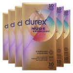 6x Durex Condooms Nude Latex Vrij - 78.49 euro