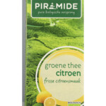 3x Piramide Groene Thee Bio Citroen - 9.01 euro