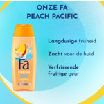 6x Fa Douchegel Peach Pacific - 9 euro