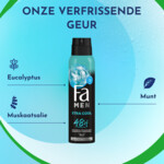 6x Fa Men Deodorant Spray Extreme Cool - 16.55 euro