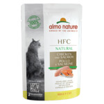 24x Almo Nature HFC Natural Kattenvoer Kip - Zalm