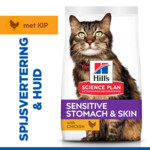 Hill's Science Plan Kattenvoer Adult Sensitive Stomach & Skin Kip 1,5 kg