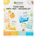 Garnier SkinActive Tissue Gezichtsmasker Party Prep & Recovery Pakket - 13.2 euro